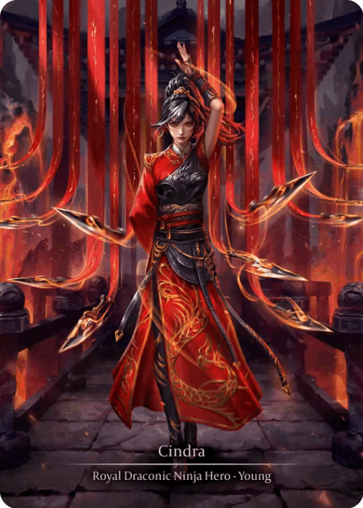 [055]【EN】【Cold Foil】シンドラ/Cindra【HNT】[Royal Draconic Ninja][Marvel]