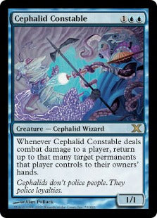 [072]【EN】セファリッドの警官/Cephalid Constable【10ED】[R][青]