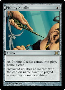 [337]【JP】真髄の針/Pithing Needle【10ED】[R][茶]