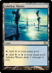 [347]【JP】アダーカー荒原/Adarkar Wastes【10ED】[R][土地]