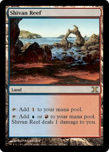 [357]【JP】シヴの浅瀬/Shivan Reef【10ED】[R][土地]