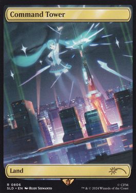 [806]【EN】【FOIL】■ボーダーレス■統率の塔/Command Tower【SLD】[P][土地]