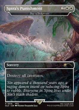 [1858]【EN】【FOIL】■ボーダーレス■審判の日/Day of Judgment【SLD】[P][白]
