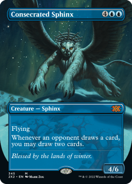 [345]【EN】■ボーダーレス■聖別されたスフィンクス/Consecrated Sphinx【2X2】[M][青]