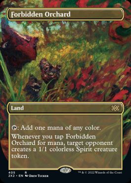 [405]【EN】■ボーダーレス■禁忌の果樹園/Forbidden Orchard【2X2】[R][土地]