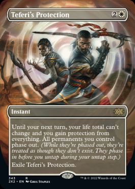 [343]【EN】【FOIL】■ボーダーレス■テフェリーの防御/Teferi's Protection【2X2】[R][白]
