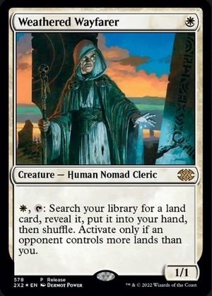 [578]【EN】【FOIL】■PROMO■雨ざらしの旅人/Weathered Wayfarer【2X2】[R][白]