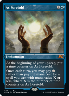 [426]【EN】【エッチングFOIL】予言により/As Foretold【2X2】[M][青]