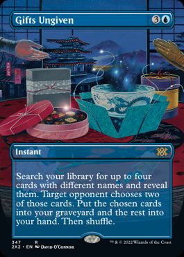 [347]【EN】【FOIL】■ボーダーレス■けちな贈り物/Gifts Ungiven【2X2】[R][青]