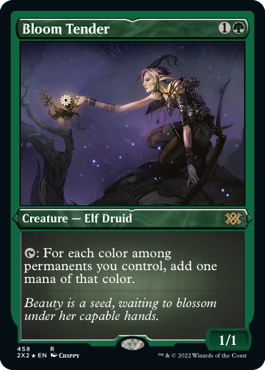 [458]【EN】【エッチングFOIL】花を手入れする者/Bloom Tender【2X2】[R][緑]