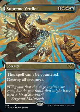 [388]【EN】【FOIL】■ボーダーレス■至高の評決/Supreme Verdict【2X2】[R][多色]