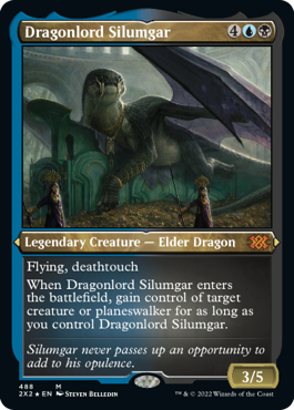 [488]【EN】【エッチングFOIL】龍王シルムガル/Dragonlord Silumgar【2X2】[M][多色]