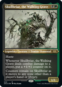 [540]【EN】【エッチングFOIL】歩く墓場、髑髏茨/Skullbriar, the Walking Grave【2X2】[R][多色]