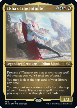 [492]【EN】【エッチングFOIL】無限のエルシャ/Elsha of the Infinite【2X2】[R][多色]