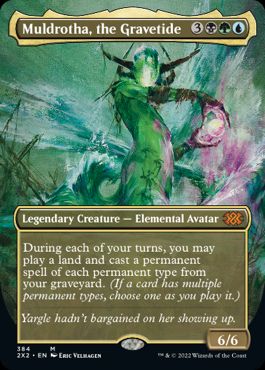 [384]【EN】【FOIL】■ボーダーレス■墓場波、ムルドローサ/Muldrotha, the Gravetide【2X2】[M][多色]