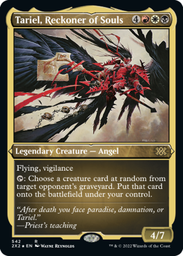 [542]【EN】【エッチングFOIL】魂を数える者、タリエル/Tariel, Reckoner of Souls【2X2】[R][多色]