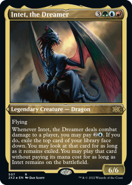 [507]【EN】【エッチングFOIL】夢見るものインテット/Intet, the Dreamer【2X2】[R][多色]