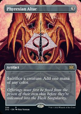 [396]【EN】【FOIL】■ボーダーレス■ファイレクシアの供犠台/Phyrexian Altar【2X2】[R][茶]