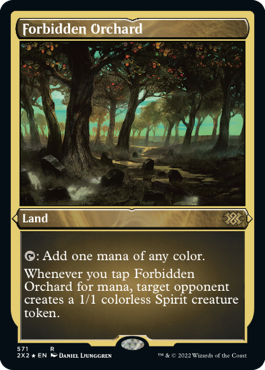 [571]【EN】【エッチングFOIL】禁忌の果樹園/Forbidden Orchard【2X2】[R][土地]