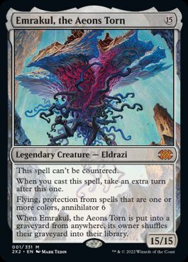 [001]【EN】引き裂かれし永劫、エムラクール/Emrakul, the Aeons Torn【2X2】[M][無]