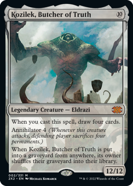 [002]【EN】真実の解体者、コジレック/Kozilek, Butcher of Truth【2X2】[M][無]
