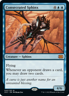 [043]【EN】聖別されたスフィンクス/Consecrated Sphinx【2X2】[M][青]