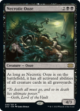 [083]【EN】壊死のウーズ/Necrotic Ooze【2X2】[R][黒]