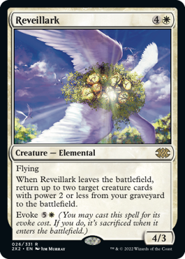 [026]【EN】【FOIL】目覚ましヒバリ/Reveillark【2X2】[R][白]