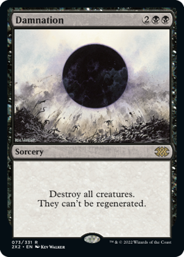 [073]【EN】【FOIL】滅び/Damnation【2X2】[R][黒]