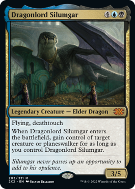 [203]【EN】【FOIL】龍王シルムガル/Dragonlord Silumgar【2X2】[M][多色]