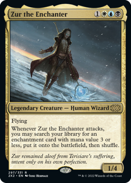 [297]【EN】【FOIL】結界師ズアー/Zur the Enchanter【2X2】[R][多色]