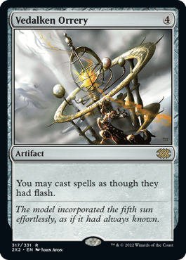 [317]【EN】【FOIL】ヴィダルケンの宇宙儀/Vedalken Orrery【2X2】[R][茶]