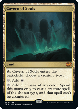[320]【EN】【FOIL】魂の洞窟/Cavern of Souls【2X2】[M][土地]