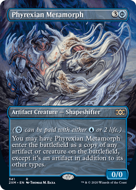 [341]【EN】■ボーダーレス■ファイレクシアの変形者/Phyrexian Metamorph【2XM】[R][青]