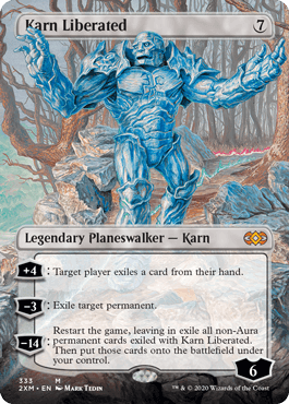 [333]【EN】【FOIL】■ボーダーレス■解放された者、カーン/Karn Liberated【2XM】[M][無]