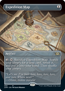 [359]【EN】【FOIL】■ボーダーレス■探検の地図/Expedition Map【2XM】[R][茶]