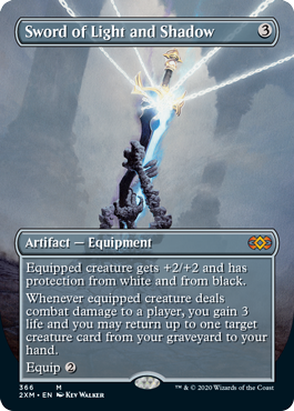 [366]【EN】【FOIL】■ボーダーレス■光と影の剣/Sword of Light and Shadow【2XM】[M][茶]