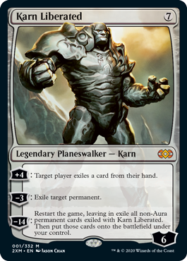 [001]【EN】【FOIL】解放された者、カーン/Karn Liberated【2XM】[M][無]