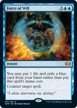 [051]【EN】【FOIL】意志の力/Force of Will【2XM】[M][青]