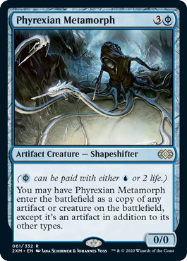 [061]【EN】ファイレクシアの変形者/Phyrexian Metamorph【2XM】[R][青]