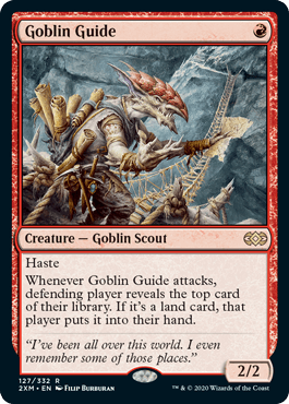 [127]【EN】【FOIL】ゴブリンの先達/Goblin Guide【2XM】[R][赤]
