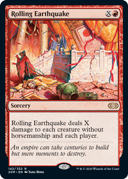 [142]【EN】【FOIL】横揺れの地震/Rolling Earthquake【2XM】[R][赤]