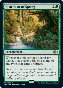 [171]【EN】【FOIL】春の鼓動/Heartbeat of Spring【2XM】[R][緑]