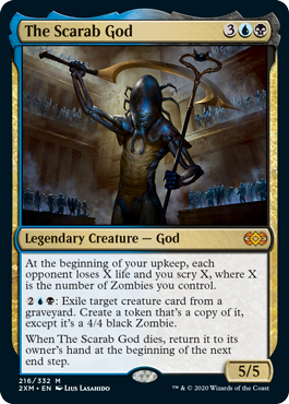 [216]【EN】【FOIL】スカラベの神/The Scarab God【2XM】[M][多色]
