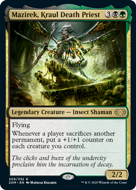 [209]【EN】【FOIL】クロールの死の僧侶、マジレク/Mazirek, Kraul Death Priest【2XM】[R][多色]
