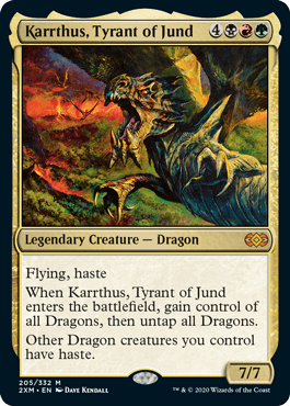 [205]【EN】ジャンドの暴君、カーサス/Karrthus, Tyrant of Jund【2XM】[M][多色]