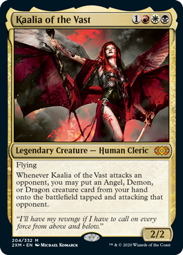 [204]【EN】【FOIL】巨大なるカーリア/Kaalia of the Vast【2XM】[M][多色]