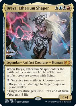 [192]【EN】【FOIL】エーテリウム造物師、ブレイヤ/Breya, Etherium Shaper【2XM】[M][多色]