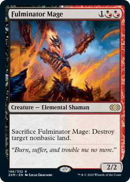 [196]【EN】大爆発の魔道士/Fulminator Mage【2XM】[R][多色]