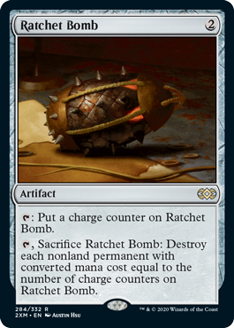 [284]【EN】【FOIL】漸増爆弾/Ratchet Bomb【2XM】[R][茶]